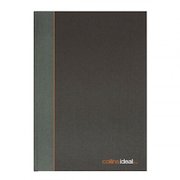 Collins Ideal Notebook Casebound 80gsm Ruled 192pp A4 Black/Green