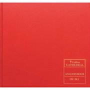Collins Cathedral Analysis Book Casebound 297x315mm 9 Cash Column 96 Pages Red 150/9.1