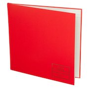 Collins Cathedral Analysis Book Casebound 297x315mm 27 Cash Column 96 Pages Red 150/27.1