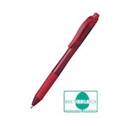 Pentel Energel X Gel Retractable Gel Rollerball Pen 1.0mm Tip 0.5mm Line Red (Pack 12)