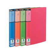 Pentel Recycology Fresh A4 Display Book 20 Pocket Assorted Colours (Pack 4)