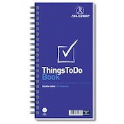 Challenge Planning Book Things to do Today Wirebound Perforated 115pp 280x141mm