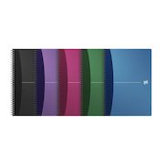 Oxford Office Notebook Poly Wirebound 90gsm Smart Ruled 180pp A4 Assorted Colour