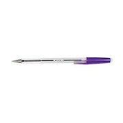ValueX Ballpoint Pen 1.0mm Tip 0.7mm Line Violet (Pack 50)