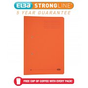 Elba StrongLine Transfer Spring File Recycled 320gsm Foolscap Orange