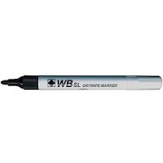 ValueX Whiteboard Marker Bullet Tip 2mm Line Black (Pack 100)