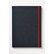 Black n Red A4 Casebound Hard Cover Journal Ruled 144 Pages Black/Red