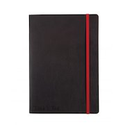 Black n Red Casebound Soft Cover Journal Ruled