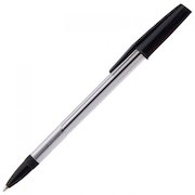 ValueX White Box Ballpoint Pen 1.0mm Tip 0.7mm Line Black (Pack 50)