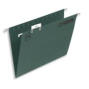 Elba Verticfile Ultimate Foolscap Suspension File Manilla 15mm V Base Green (Pack 50) 100331250