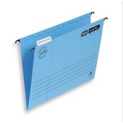 Elba Verticflex Ultimate Foolscap Suspension File Manilla 15mm V Base Blue (Pack 25)100331168