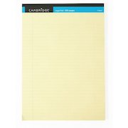 Cambridge Everyday Legal Pad A4 Ruled Margin 100 Pages Yellow (Pack 10) 100080179