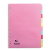 Elba Divider A4+ 10 Part Coloured Card 400007242