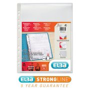 Elba Expanding Pocket Extra Capacity Polypropylene with Flap 180 Micron A4 Clear