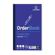 Challenge Duplicate Book Carbonless Order Book 100 Sets 210x130mm