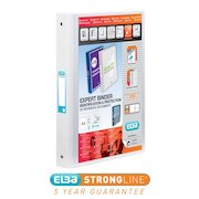 Elba Vision Ring Binder A4 30mm Spine 25mm Capacity 2 O-Ring White 100080889