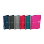 Oxford Office Nbk Wirebound Soft Cover 90gsm Smart Ruled 180pp A5 Assorted Colour