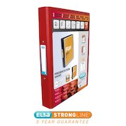 Elba Vision Ring Binder A4 30mm Spine 25mm Capacity 2 O-Ring Red 100080890