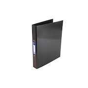 Elba Ring Binder A4 Laminated Paper On Board 30mm Spine 25mm Capacity 2 O-Ring Black 400107382