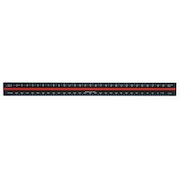 Linex 382 Triangular Scale Aluminium 30cm 11 Scales Black 100411026