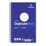 Challenge Duplicate Book Carbonless Wirebound Ruled 210x130mm (Pack 5) 100080469