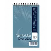 Cambridge Reporters Notebook Wirebound Headbound 125x200mm 160 Pages (Pack 10) 100080235
