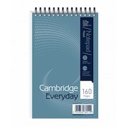 Cambridge Everyday Shorthand Pad Wbnd 70gsm Ruled Perforated 160pp 125x200mm Blue