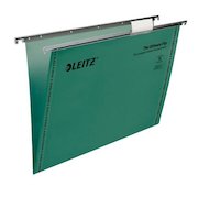 Leitz Ultimate Suspension File Recycled Manilla 15mm V-base 215gsm Foolscap Green