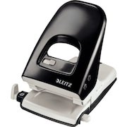 Leitz 5138 NeXXt 2 Hole Punch Metal 40 Sheet Black 51380095
