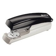 Leitz 5500 Half Strip Stapler Plastic 30 Sheet Black 55000095