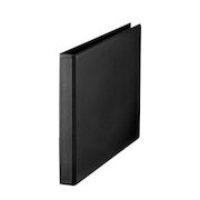 Esselte Standard Ring Binder Polypropylene 4 D-Ring A3 25mm Rings Landscape Black 68737