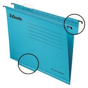 Esselte Classic Foolscap Suspension File Board 15mm V Base Blue (Pack 25) 90334