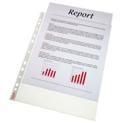 Esselte Standard Punched Pocket Polypropylene Top-opening 70 Micron A4 Clear