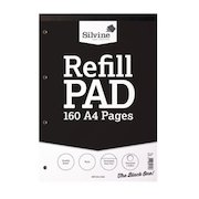 Silvine A4 Refill Pad Plain