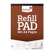 Silvine A4 Refill Pad Ruled