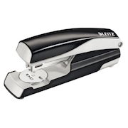 Leitz 5502 NeXXt Half Strip Stapler Metal 30 Sheet Black 55020095