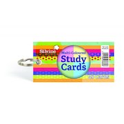 Silvine Multicoloured Study Cards 100x50mm (Pack 48)