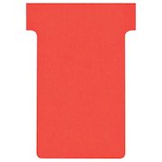 Nobo T-Cards A50 Size 2 Red (Pack 100) 2002003