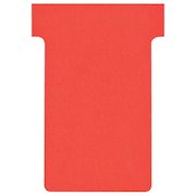 Nobo T-Cards A50 Size 2 Red (Pack 100) 2002003