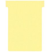 Nobo T-Cards A80 Size 3 Yellow (Pack 100) 2003004