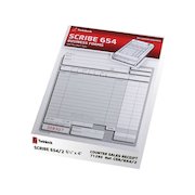 Twinlock Scribe 654 Counter Sales Receipt Business Form 2-Part 170x102mm