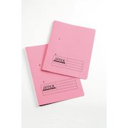 Rexel Jiffex Transfer File Manilla Foolscap 315gsm Pink (Pack 50) 43217EAST