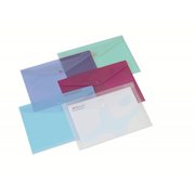 Rexel Popper Wallet Polypropylene A4 Assorted Colours (Pack 6) 16129AS