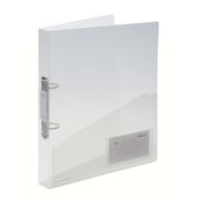 Rexel Ice Ring Binder Polypropylene 2 O-Ring 25mm A4 Translucent Clear