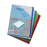Rexel Nyrex Cut Back Folder Polypropylene A4 120 Micron Assorted (Pack 25) 12131AS