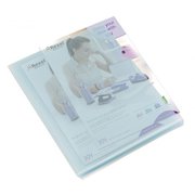 Rexel Budget Cut Flush Folder Polypropylene A4 135 Micron Clear (Pack 100) 12182