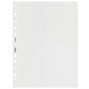 Rexel Superfine Multi Punched Pocket Polypropylene A5 55 Micron Top Opening Clear (Pack 20) 11010