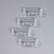 Rexel Crystalfile Classic Plastic Tabs for Suspension File Clear