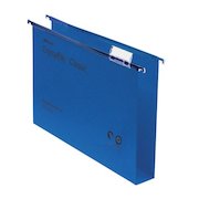 Rexel Crystalfile Classic Foolscap Suspension File Manilla 30mm Blue (Pack 50) 70625