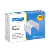 Rapesco 26/6mm Galvanised Staples